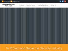 Tablet Screenshot of costanzainsurance.com